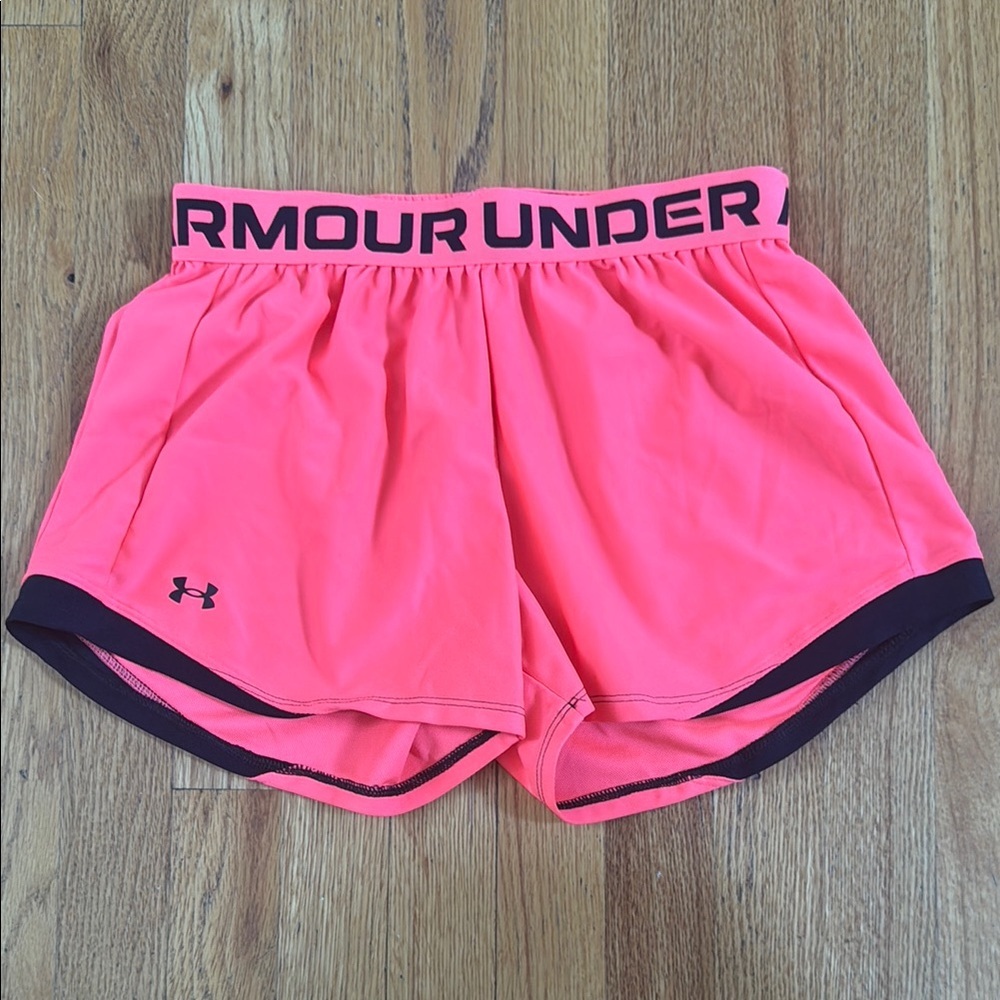 Under Armour Pink Athletic Shorts Small